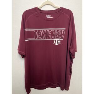 Texas A&M Aggies Shirt 3XL Maroon Graphic Performance Athletic Tee NCAA
